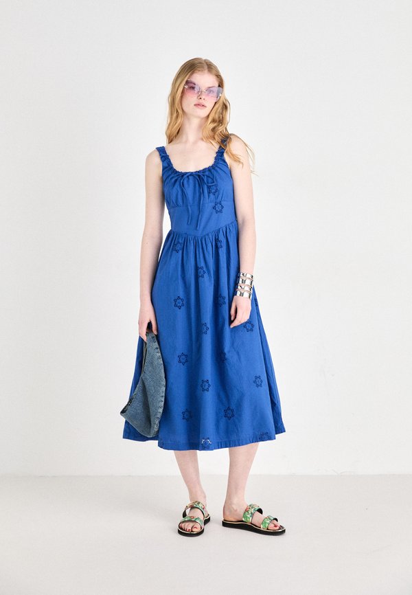 TEXTURED TIE MIDI - Day dress2