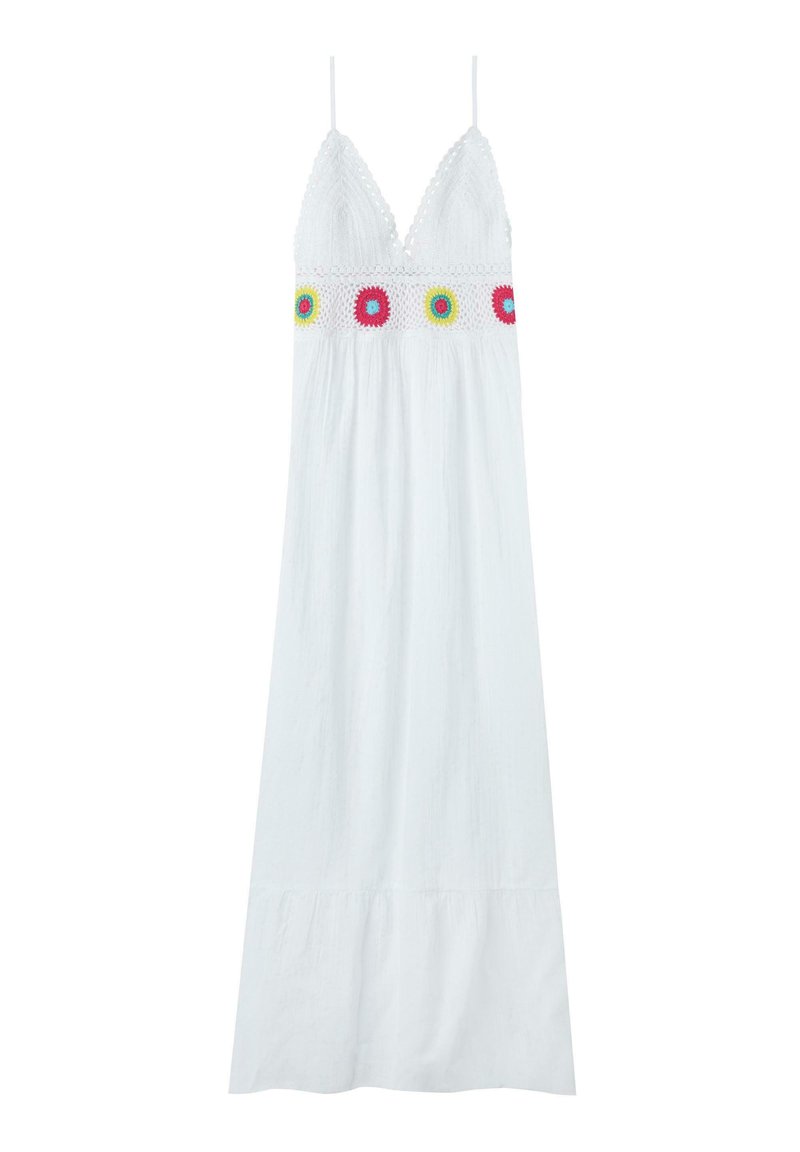 Damen Freizeitkleider | Calzedonia MIT HÄKELOBERTEIL Maxikleid bianco/weiß - GD75026 Damen Freizeitkleider | Calzedonia MIT HÄKELOBERTEIL Maxikleid bianco/weiß - GD75026