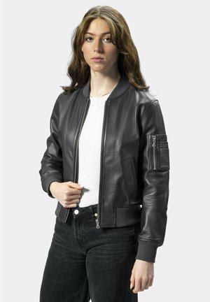 NEGIL - Bomber Jacket - schwarz