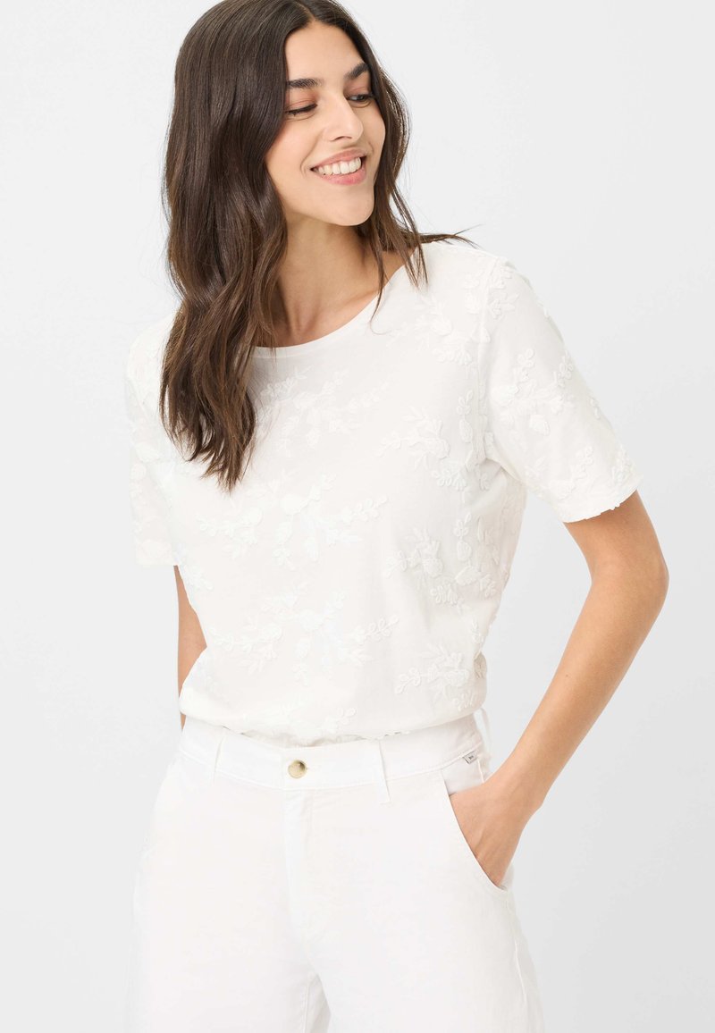 BRAX - STYLE CIRA - T-Shirt print - offwhite, Vergrößern