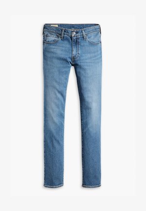 Lichtblauwe denim jeans met een rechte pijpdesign, voorzien van vijf zakken, een knoopsluiting en subtiele wassing op de stof.