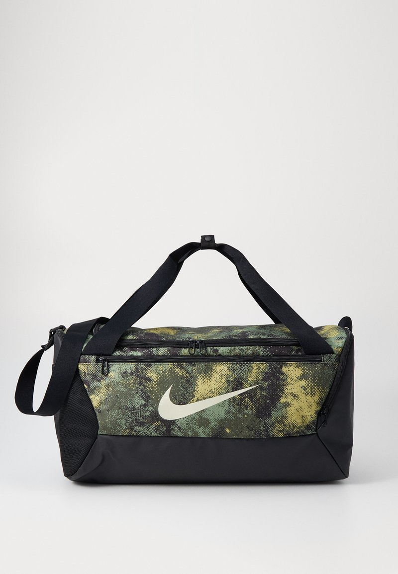 Nike Performance BRSLA S DUFF UNISEX - Borsa per lo sport - oil green/black/coconut milk