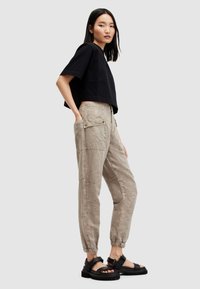 AllSaints VAL - Tygbyxor - taupe brown