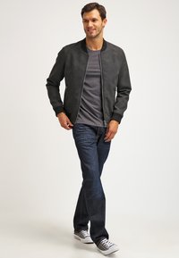Pier One 2 PACK - T-shirt básica - dark grey melange