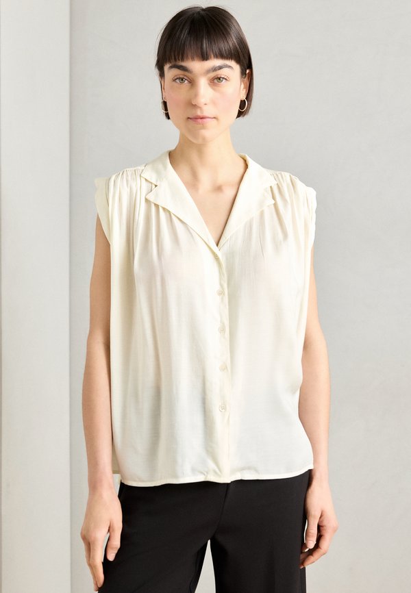 BLOUSE - Hemdbluse - lemon icing