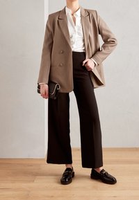 Anna Field Tygbyxor - black