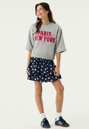 Garcia, TEENS FEMALE - SWEATERS - Camiseta estampada - soft grey melee