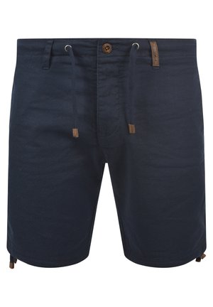 INDICODE JEANS IDMOSES LINEN MIX - Pantaloni scurți - night sky