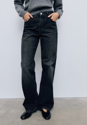 Stradivarius D92 - Relaxed fit -farkut - moon washed