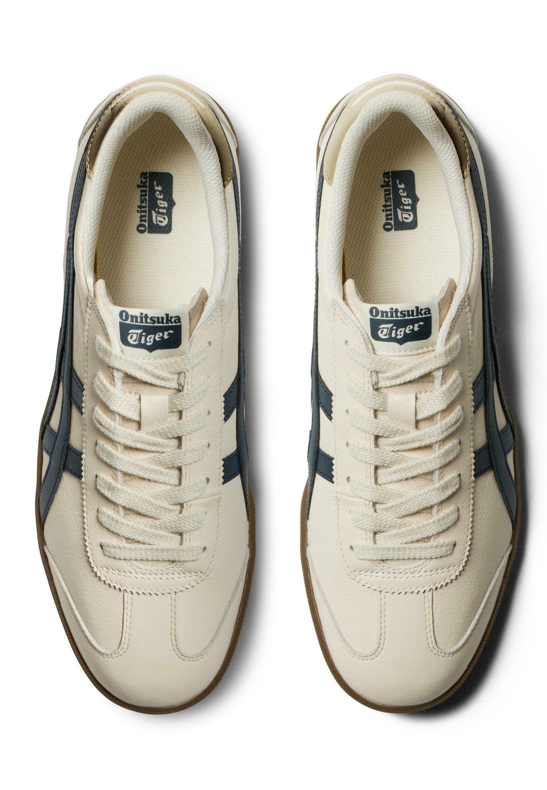 Onitsuka Tiger TOKUTEN - Sneakers laag - birch iron navy/neongroen