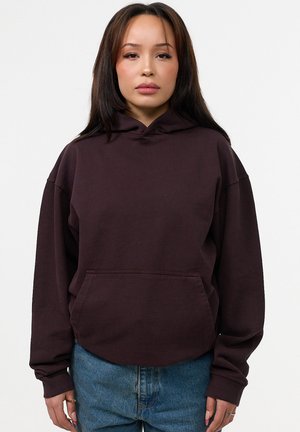 OVERSIZE HOODIE ORZBOUS - Hoodie - chocolate brown washed