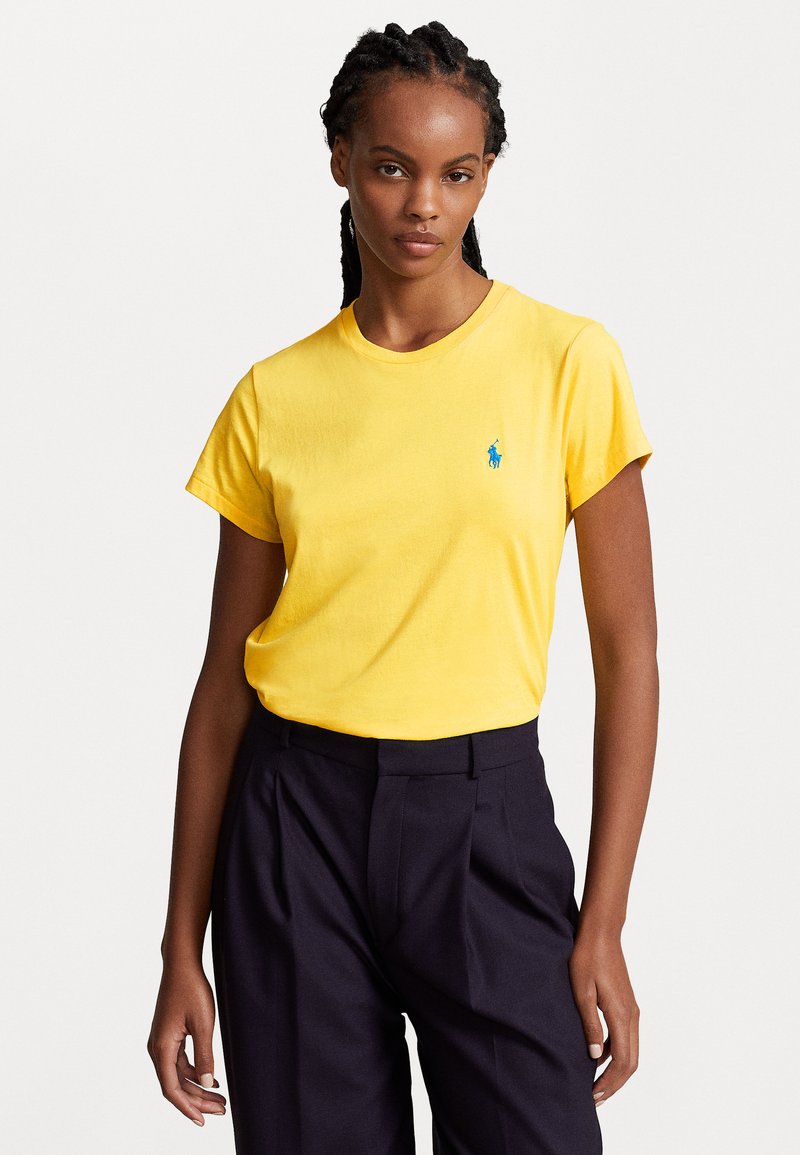 Polo Ralph Lauren - COTTON JERSEY CREWNECK T-SHIRT - Jednoduché tričko - coastal yellow, Zvětšit