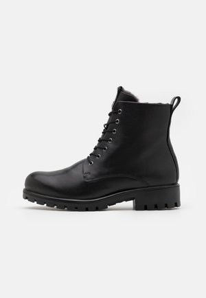 MODTRAY LACE WARM LEA - Veterboots - black