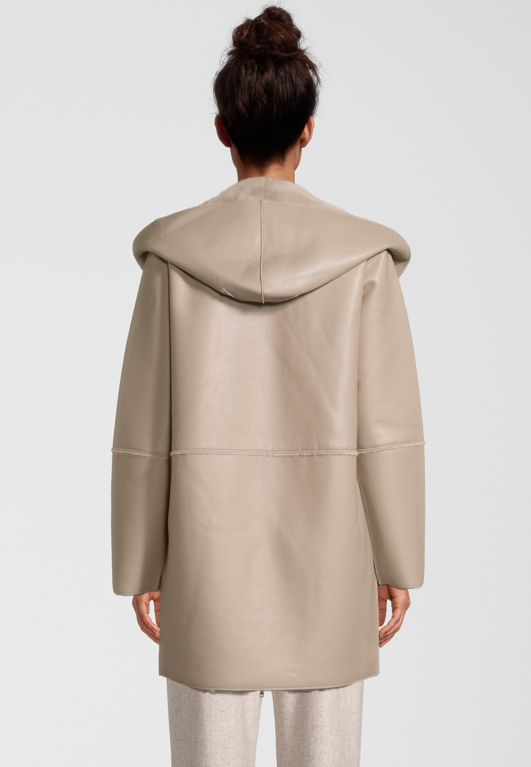silver cloud cashmere coat
