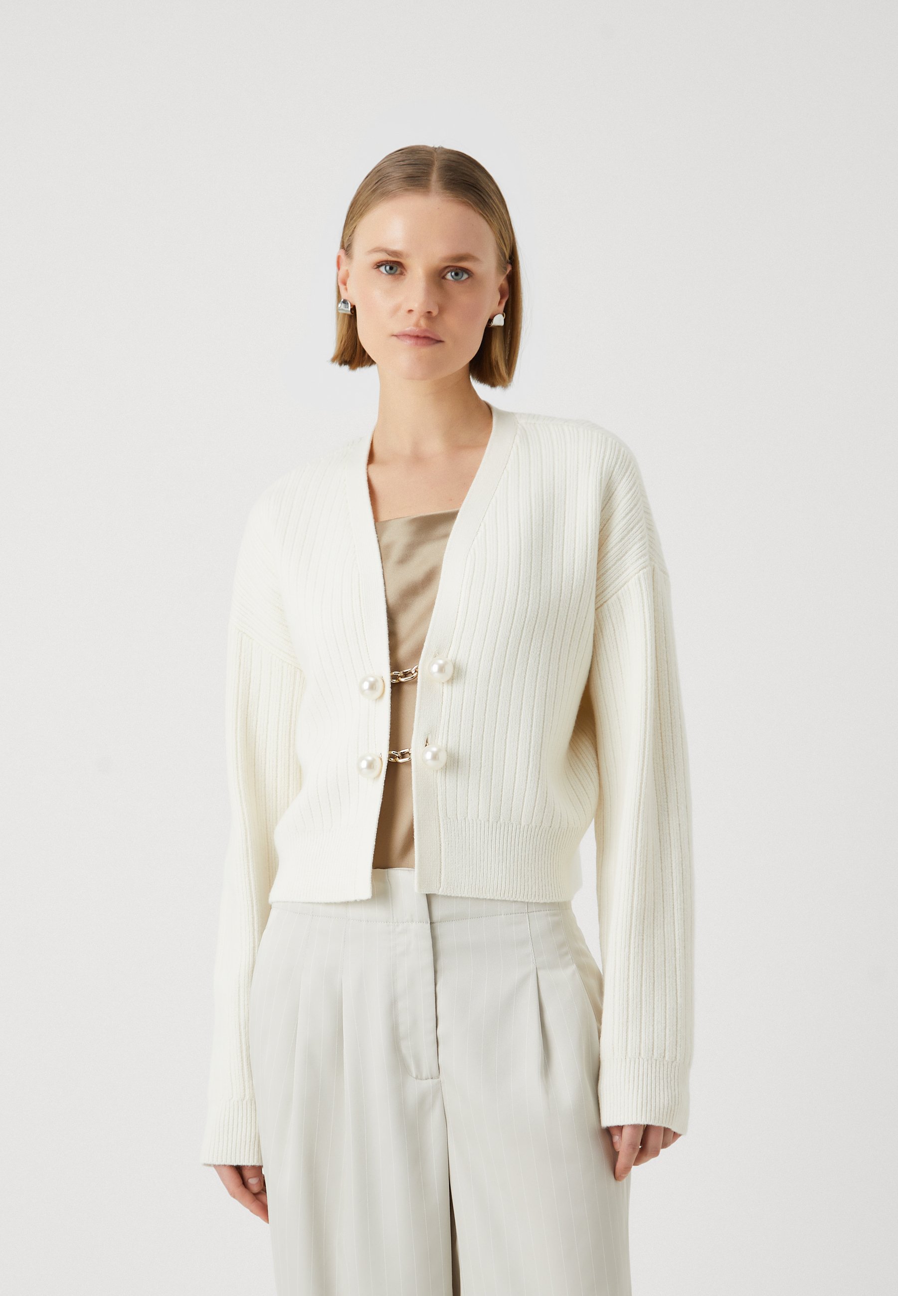 kate spade new york CARDIGAN - Strickjacke - cream/offwhite 