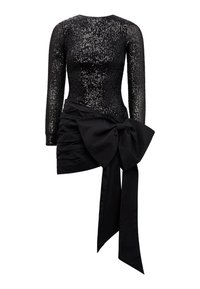 DOLLY SEQUIN BOW - Koktélruha / Partiruha - black