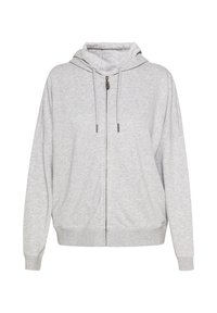 Zip-up sweatshirt - grey melange