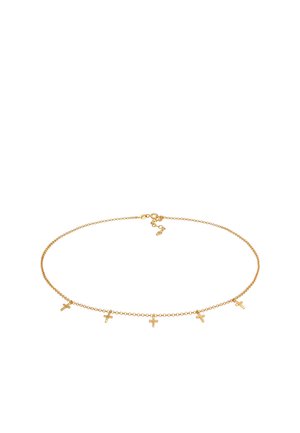 CHOKER CROSS - Halskæder - gold-coloured
