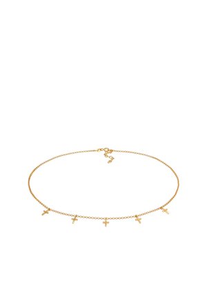 Elli CHOKER CROSS - Verižica - gold-coloured