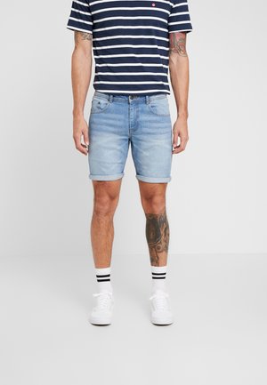 MR ORANGE - Jeansshort - heavy worn indigo