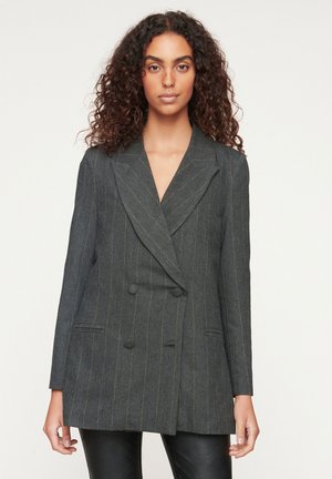 À RAYURES - Short coat - grigio