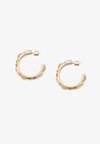 GEOMETRIC STATEMENT HOOP  - Earrings - gold-coloured