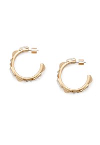 GEOMETRIC STATEMENT HOOP  - Earrings - gold-coloured