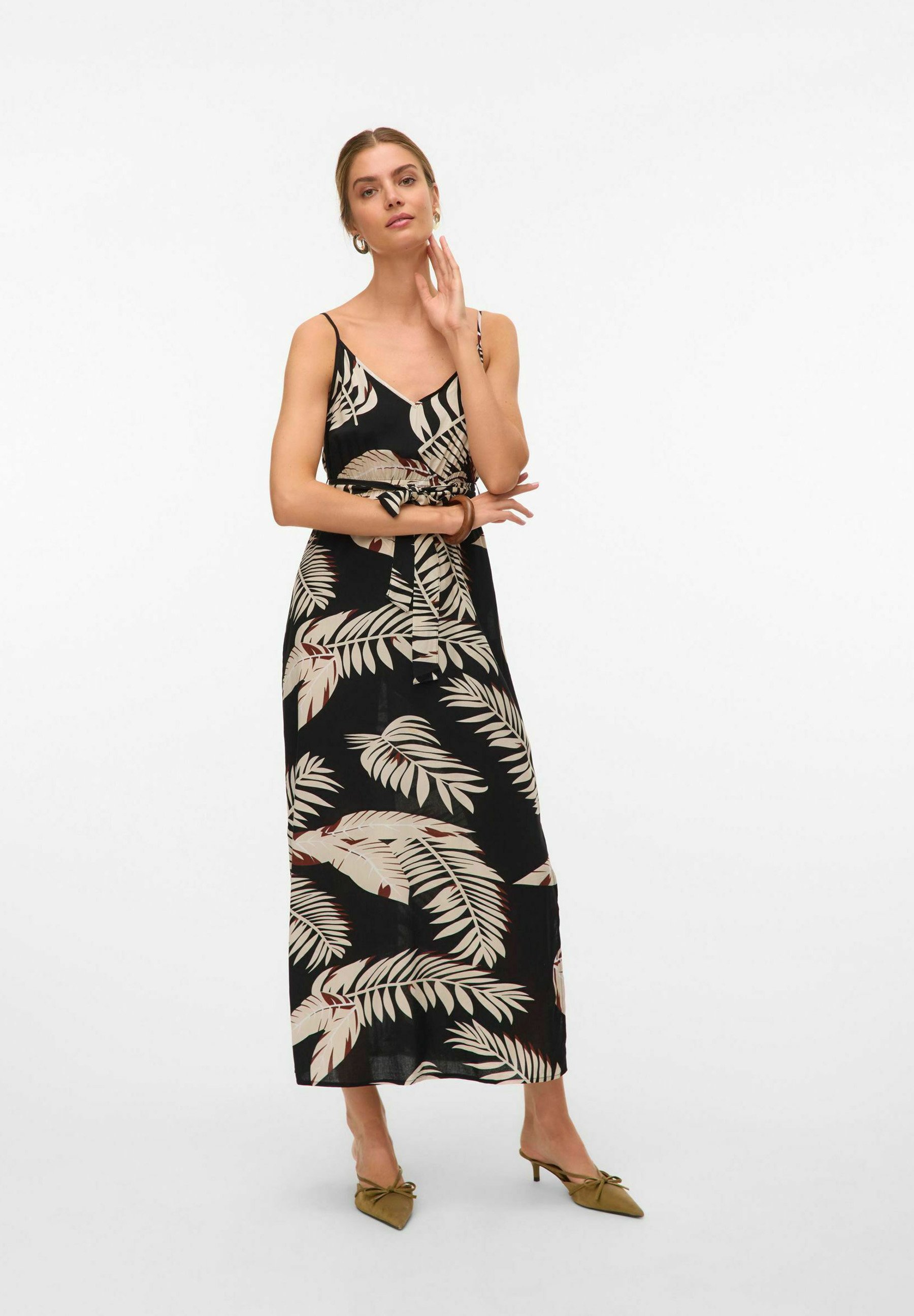 VERO MODA Vestito Lungo Donna - Abito Elegante Con Dettagli Distintivi - Materiale Resistente E Design Moderno - Moda Danese - 3