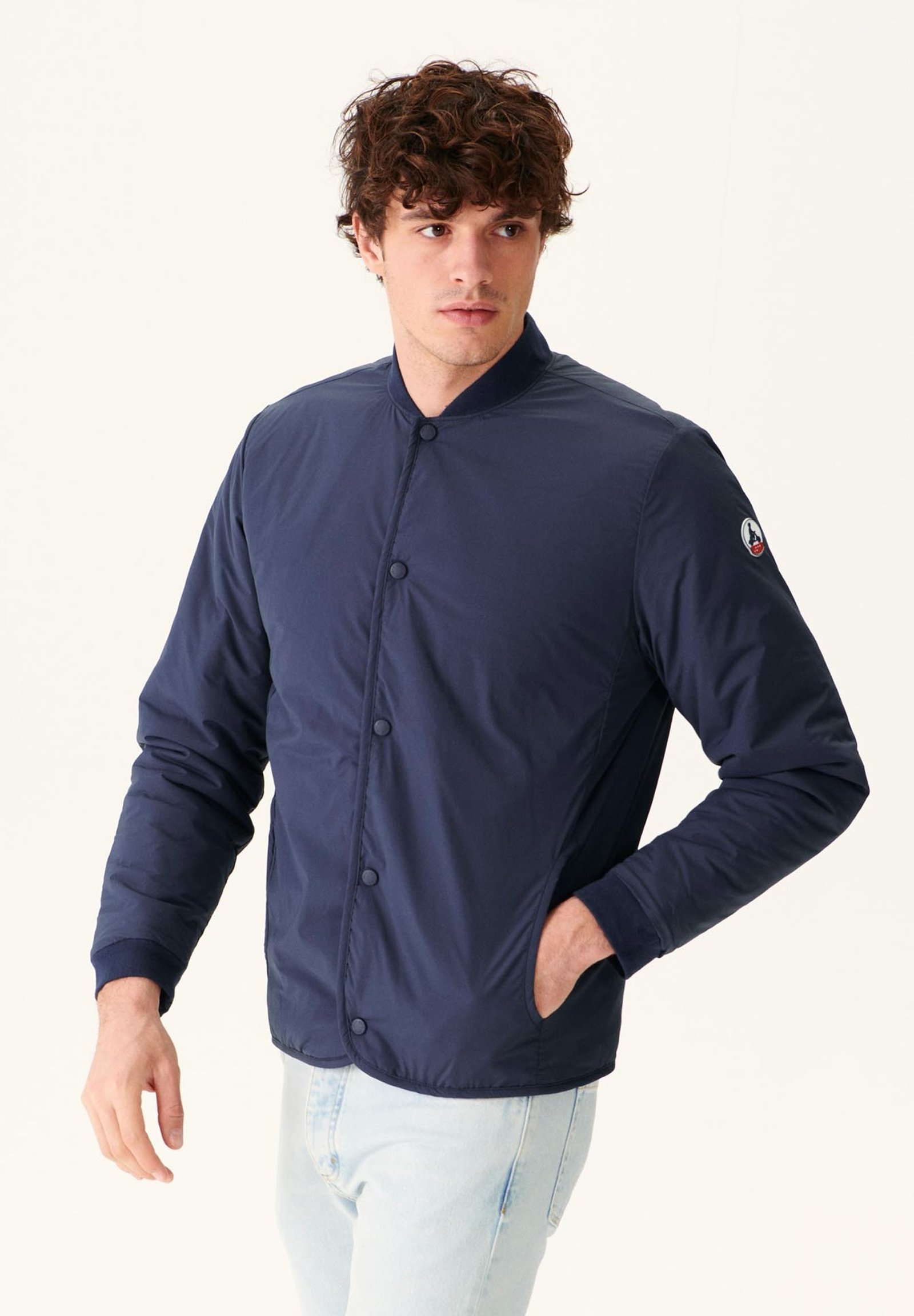Bomber Veste Jott Homme Bleu Veste Doudoune Jott Jordan Homme Bleu