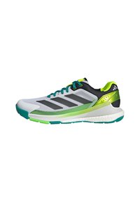 CRAZYQUICK BOOST  - Chaussures de padel - cloud white   core black   lime burst