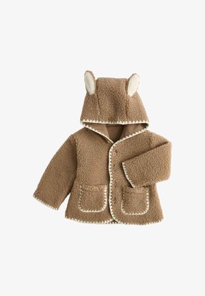 Marks & Spencer, BORG JACKET WITH EARS (0-12 MTHS) UNISEX - Fleecejacke - mushroom