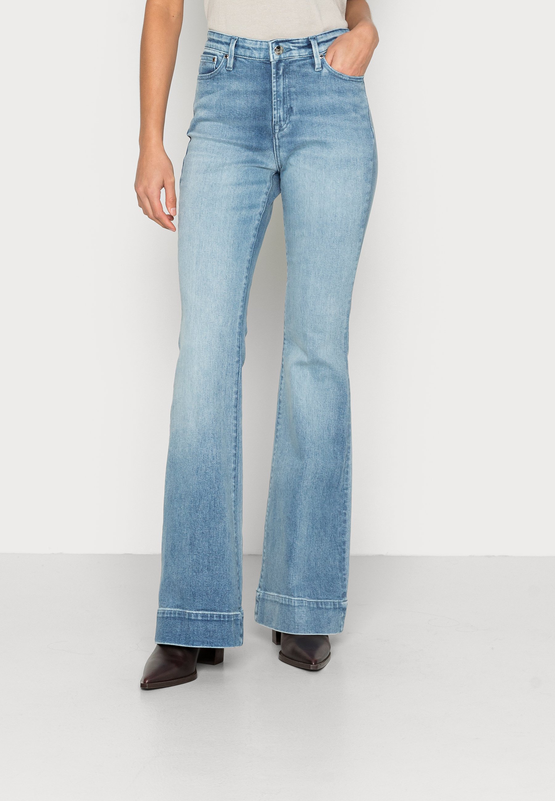 Denham JANE - Bootcut jeans - blue/blue 