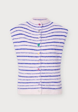 Pieces, PCASIRA BUTTON VEST - Елек - light lilac/bluing