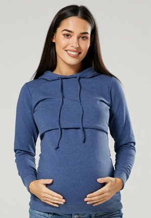 MATERNITY NURSING - Hoodie - jeans melange