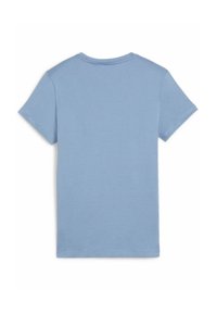 Puma ESSENTIALS LOGO TEE  RUNDHALS KURZARM  - Apdrukāts T-krekls - zen blue