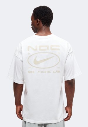 Nike Performance, M NK TEE OS NAC - Тениска с щампа - white/cream