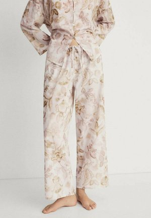 Mango Pyjama bottoms - licht pastelgrijs