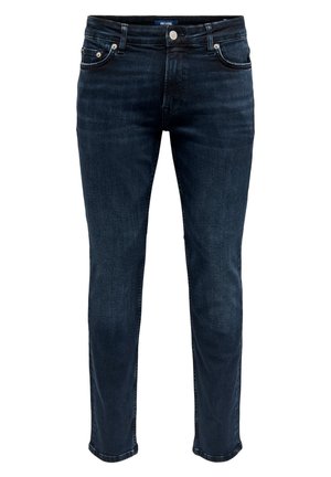 ONSLOOM SLIM BLUEBLACK NOOS - Traperice uskog kroja - blue black denim