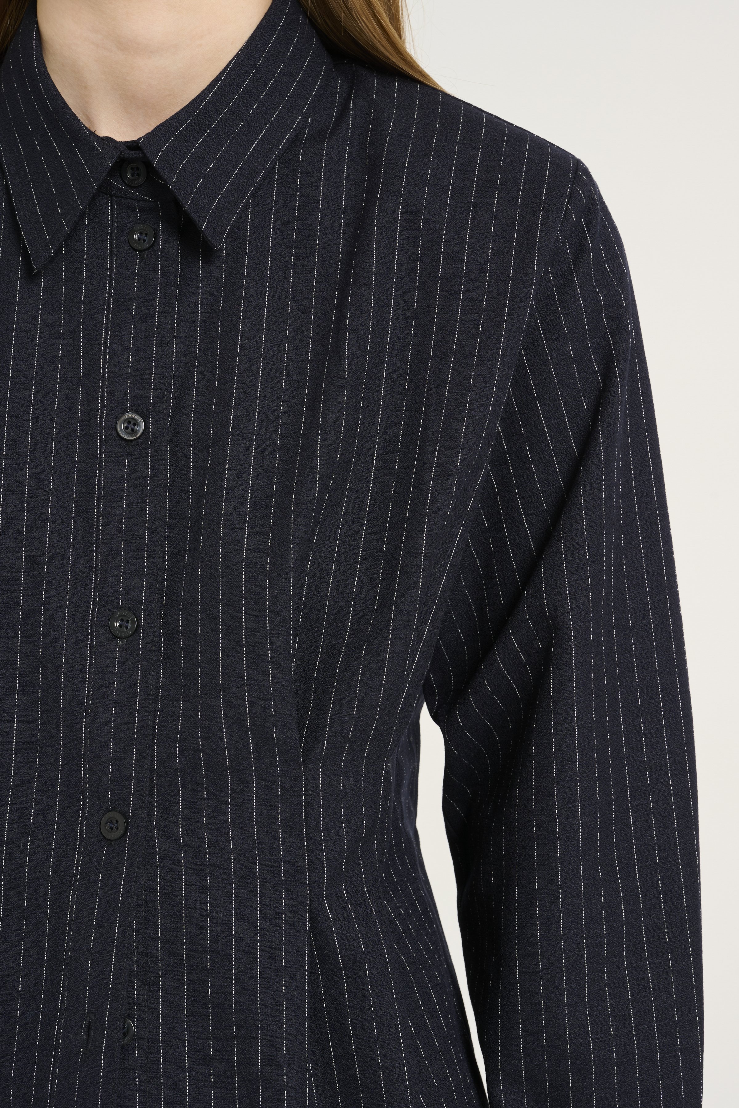 売れ筋商品|||ゲタス シャツ レディース トップス DACIA - Button-down blouse - dark navy Gestuz DACIA - Button-down blouse - dark navy/dark blue