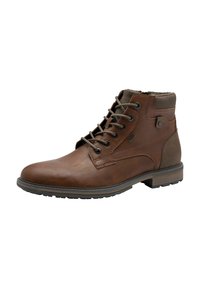 s.Oliver Botine cu șireturi - dark cognac