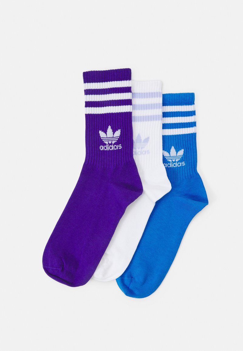 adidas Originals CREW  3 PACK - Șosete - bluebird/energy ink/white