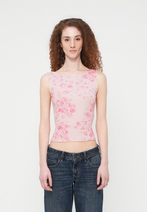 SLASH NECK TANK - Débardeur - pink