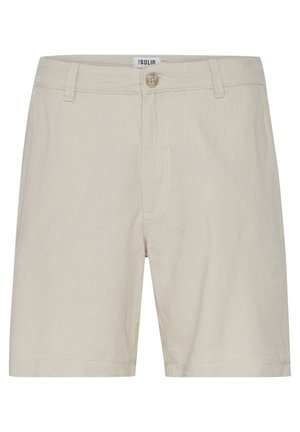 Solid SDAURELIUS LINEN MIX - Lühikesed püksid - oatmeal