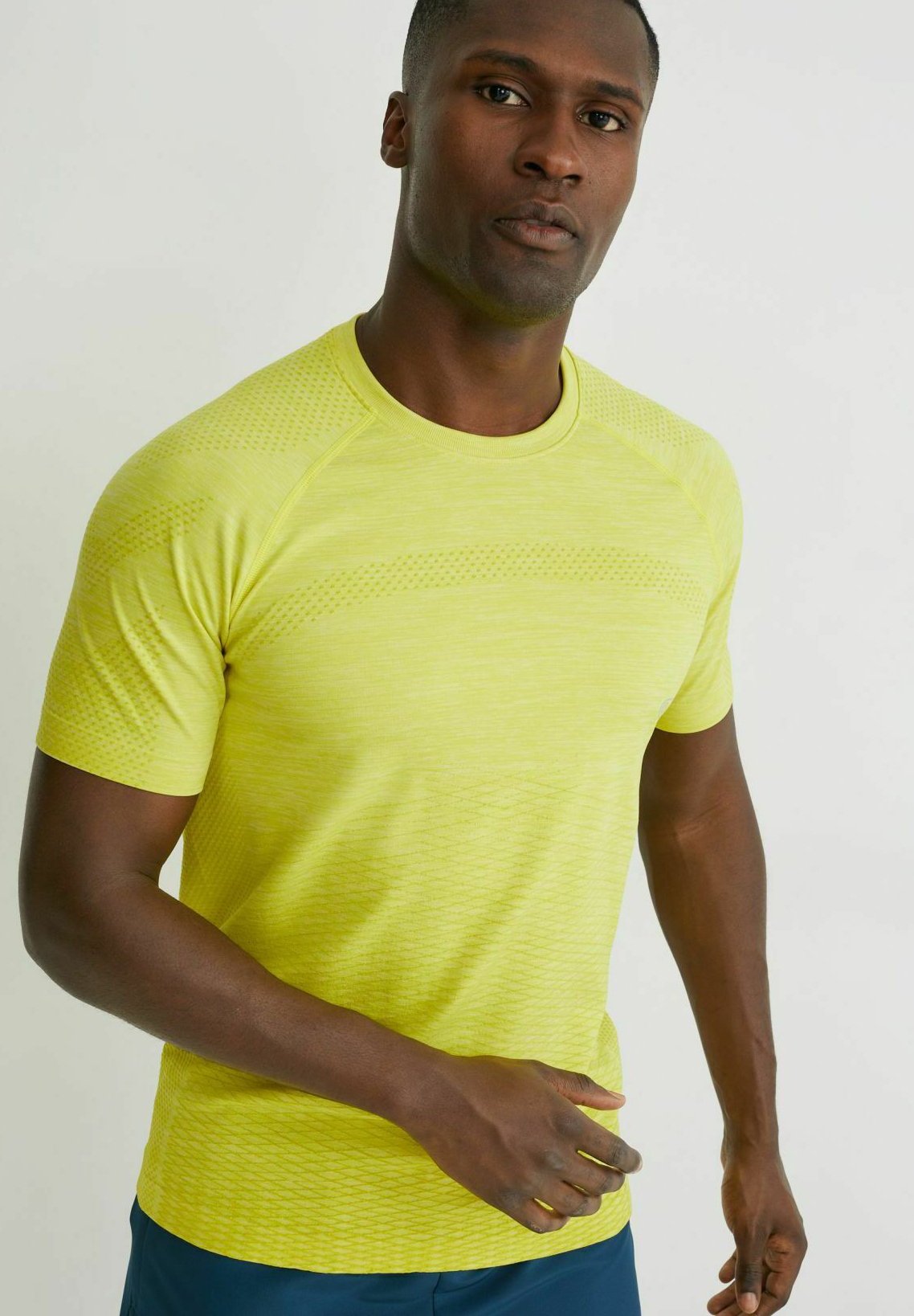neon yellow men's t shirt