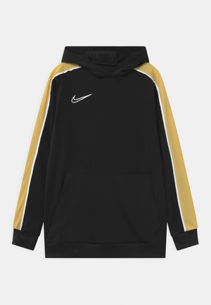 HOODIE UNISEX - Sports shirt - black/saturn gold/white