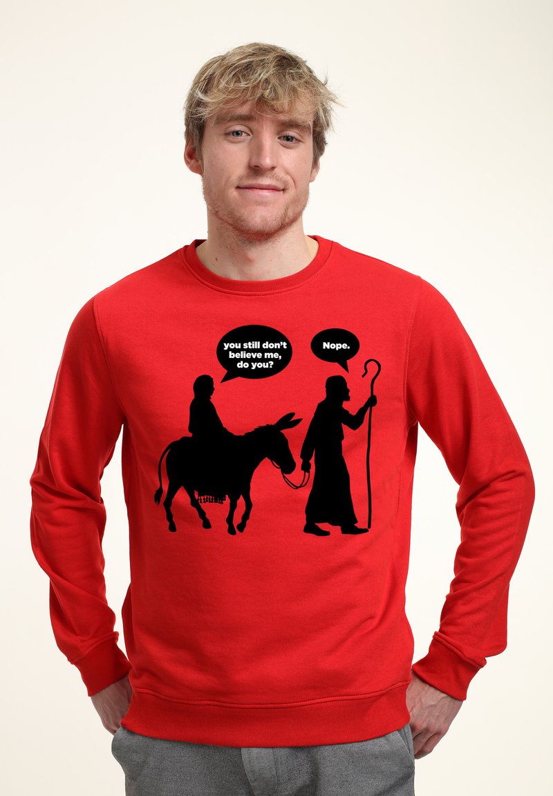 Henry Tiger BELIEVE - Sudadera - red