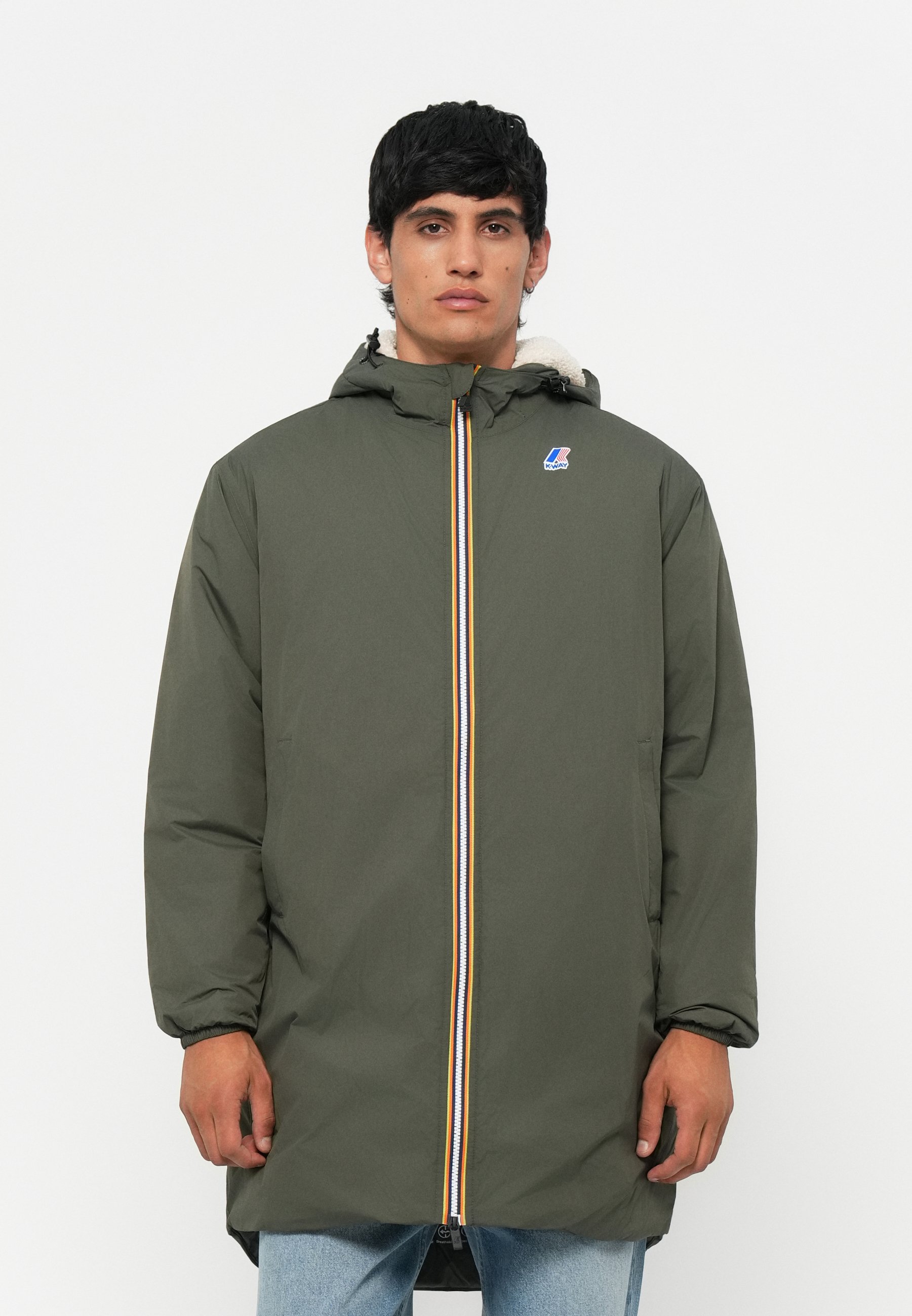 Manteau à Capuche Kappa 1.FC Kaiserslautern - Veste De Stade Taille L, Gris Et Vin, Occasion Bon état