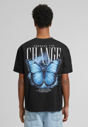 Camiseta estampada - black