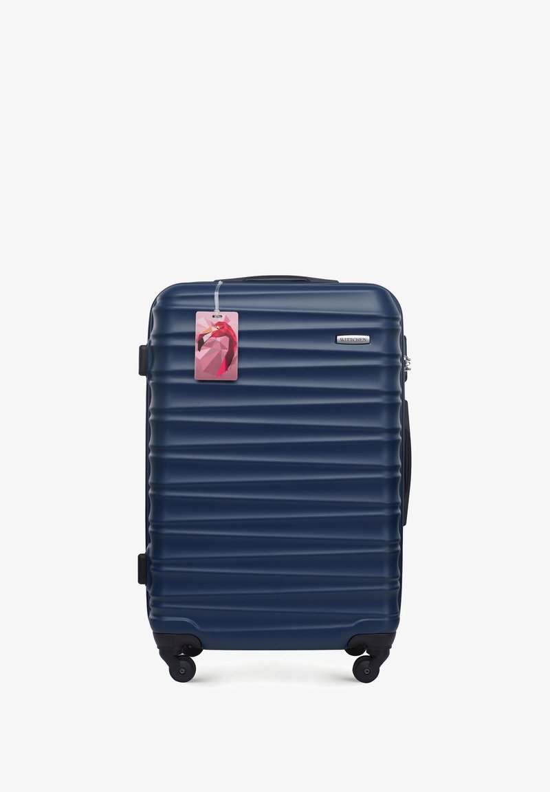 WITTCHEN MEDIUM SUITCASE WITH LUGGAGE TAG FROM ABS - Trolley - dark blue