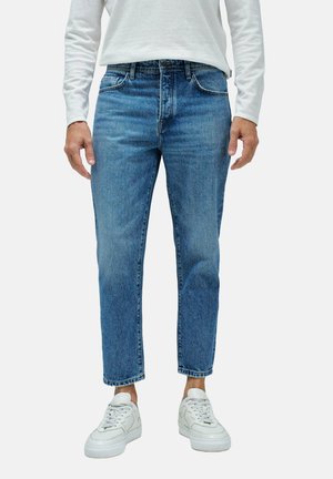 CROPPED - Vaqueros tapered - blau